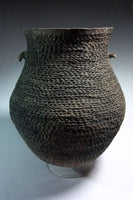 Gorgeous Very Old Corrugated Pottery Pitcher - Presumed Early Anasazi or Mongollan