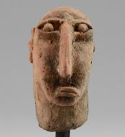 Ethiopian Terra Cotta Head Fragment, Aksumite?