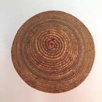 Northwest Coast Salish Lidded Coiled Basket